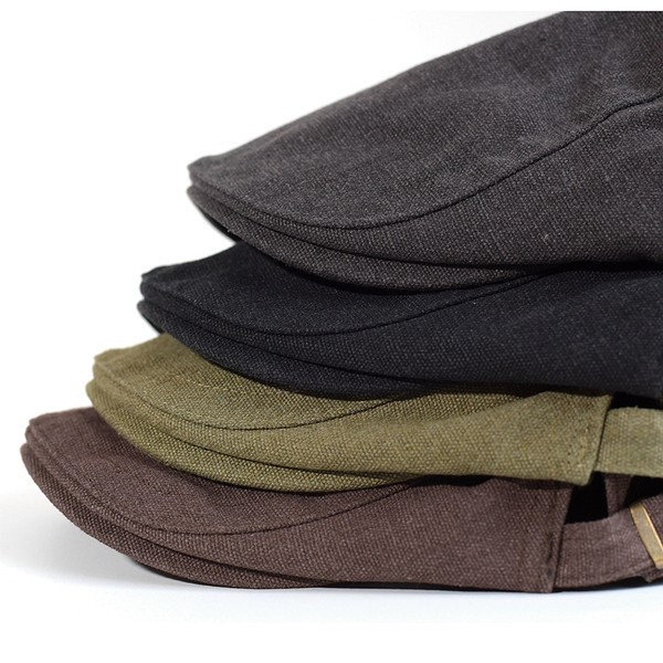 Ανδρικό υφασμάτινο καπέλο τύπου μπερέ ρυθμιζόμενο