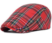 Ανδρικό καρό καπέλο μπερέ