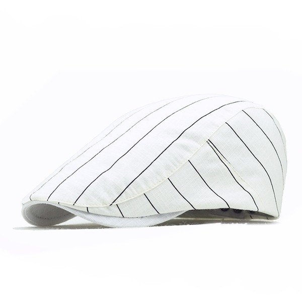 Ανδρικό καπέλο τύπου μπερέ ριγέ