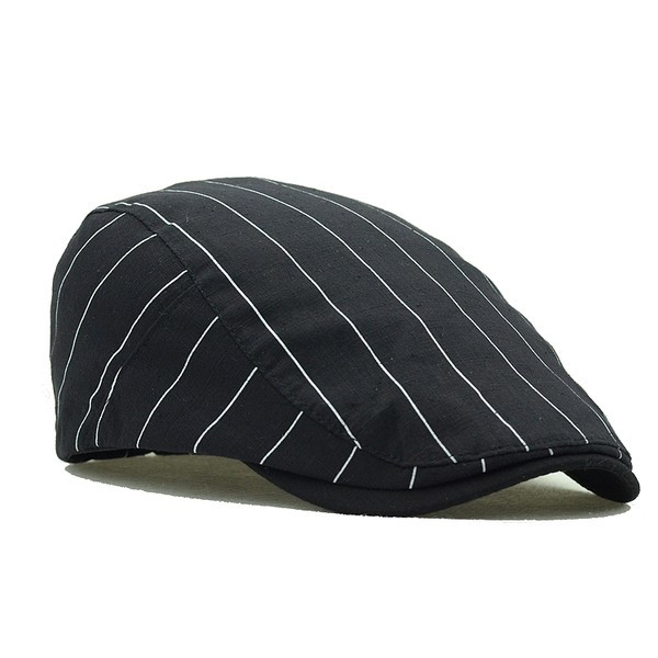 Ανδρικό καπέλο τύπου μπερέ ριγέ