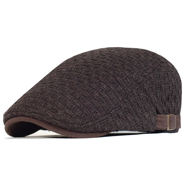 Ανδρικό καπέλο τύπου μπερέ φθινοπώρου-χειμώνα - ρυθμιζόμενο