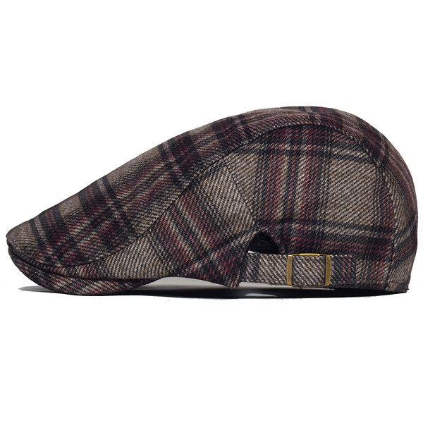 Καρό ρετρό καπέλο για άνδρες