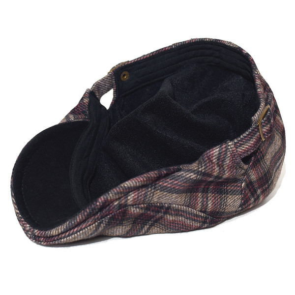 Καρό ρετρό καπέλο για άνδρες