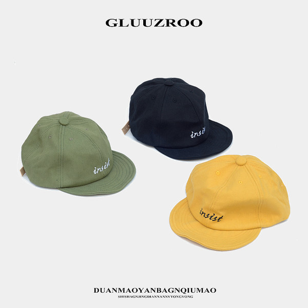 Ανδρικό καπέλο ρετρό με κεντητή επιγραφή