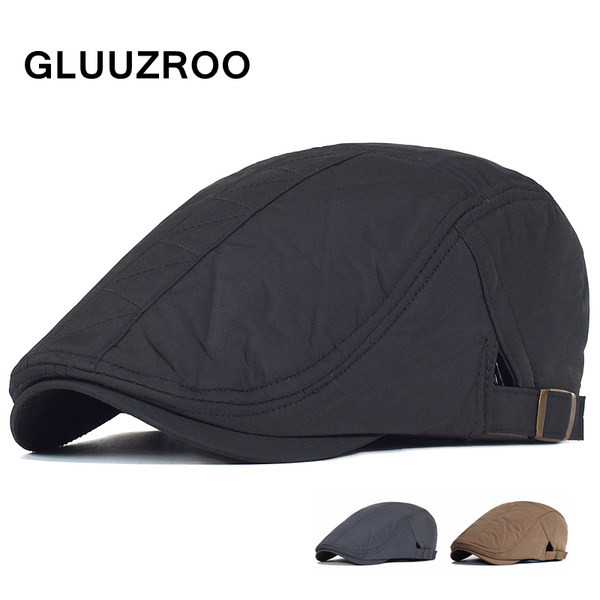 Ανδρικό καπέλο μπερέ με αγκράφα