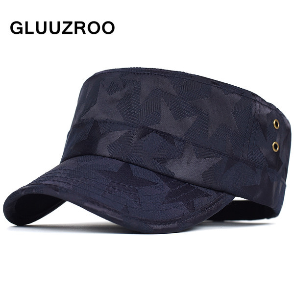 Ανδρικό υφασμάτινο καπέλο με γείσο - ρυθμιζόμενο