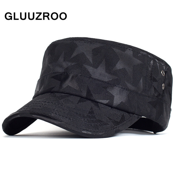 Ανδρικό υφασμάτινο καπέλο με γείσο - ρυθμιζόμενο