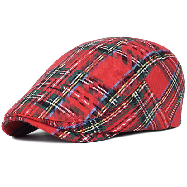 Ανδρικό καρό καπέλο σε τρία χρώματα