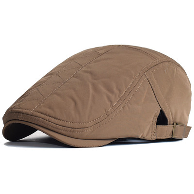 Ανδρικό μοντέρνο καπέλο μπερέ με αγκράφα