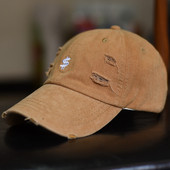 Γυναικείο καπέλο με γείσο και σκισμένο σχέδιο - πολλά χρώματα