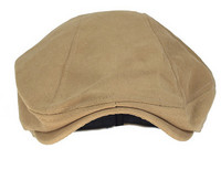 Ανδρικό υφασμάτινο καπέλο τύπου μπερέ με κορδόνια