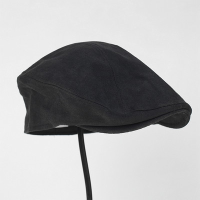 Ανδρικό υφασμάτινο καπέλο τύπου μπερέ με κορδόνια