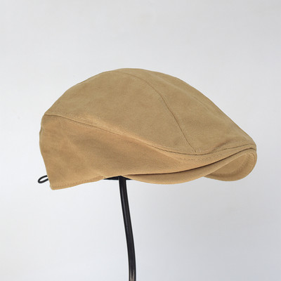 Ανδρικό υφασμάτινο καπέλο τύπου μπερέ με κορδόνια