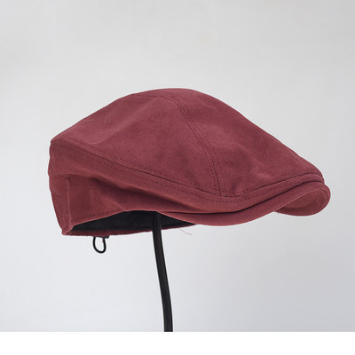 Ανδρικό υφασμάτινο καπέλο τύπου μπερέ με κορδόνια