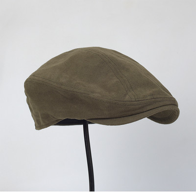 Ανδρικό υφασμάτινο καπέλο τύπου μπερέ με κορδόνια