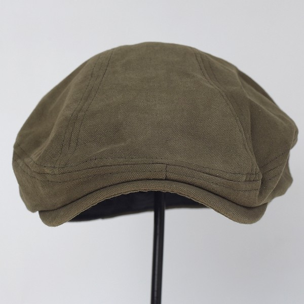 Ανδρικό υφασμάτινο καπέλο τύπου μπερέ με κορδόνια