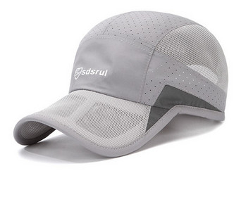 Λεπτό ανδρικό καπέλο με γείσο από διχτυωτό ύφασμα