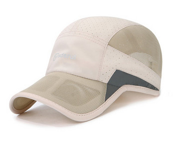 Λεπτό ανδρικό καπέλο με γείσο από διχτυωτό ύφασμα