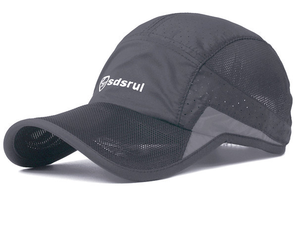 Ανδρικό καλοκαιρινό καπέλο με δίχτυ και επιγραφή