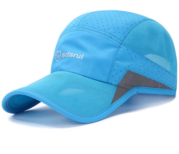 Ανδρικό καλοκαιρινό καπέλο με δίχτυ και επιγραφή