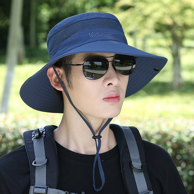 Ανδρικό καπέλο με κέντημα και κορδόνια