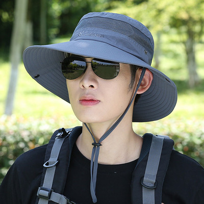 Ανδρικό καπέλο με κέντημα και κορδόνια