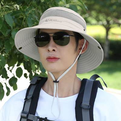 Ανδρικό καπέλο με κέντημα και κορδόνια