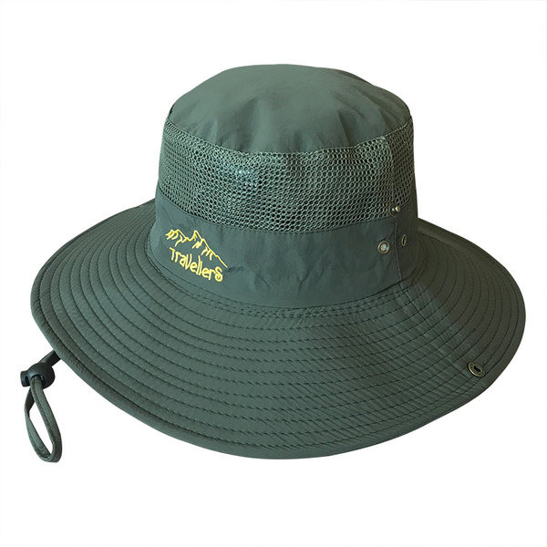 Ανδρικό καπέλο με κέντημα και κορδόνια