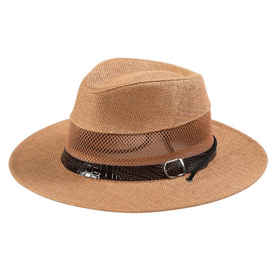 Ανδρικό καπέλο με πλέγμα και γείσο