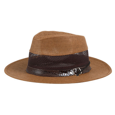 Ανδρικό καπέλο με πλέγμα και γείσο