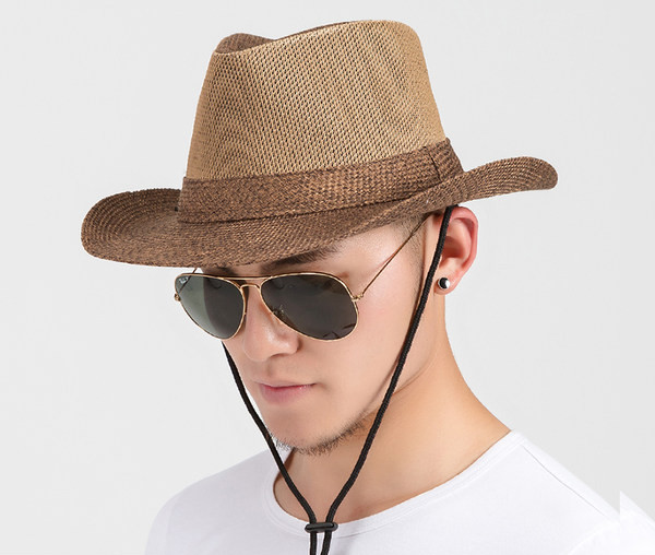 Ανδρικό καπέλο με πλέγμα και γείσο