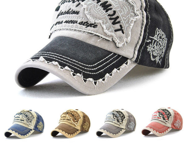 Ανδρικό καπέλο μπέιζμπολ με κεντητή επιγραφή