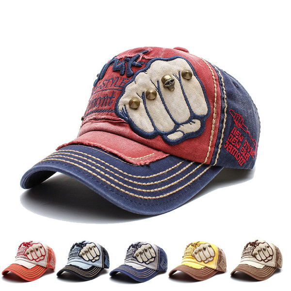 Ανδρικό καπέλο μπέιζμπολ με κεντητή επιγραφή