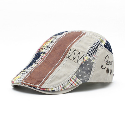 Μοντέρνο καπέλο με κεντημένη επιγραφή