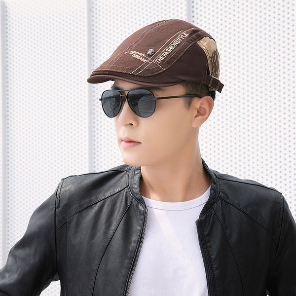 Muški šešir s vezom na kapama