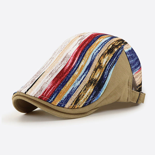 Muški podesivi tekstilni šešir u obliku beretke