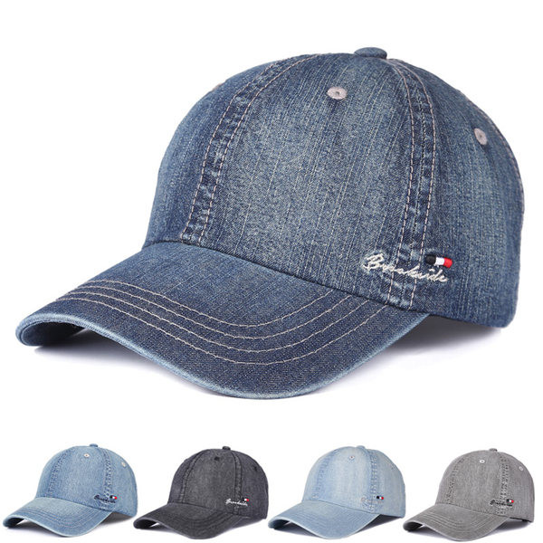 Ανδρικό τζιν καπέλο με γείσο σε πολλά χρώματα