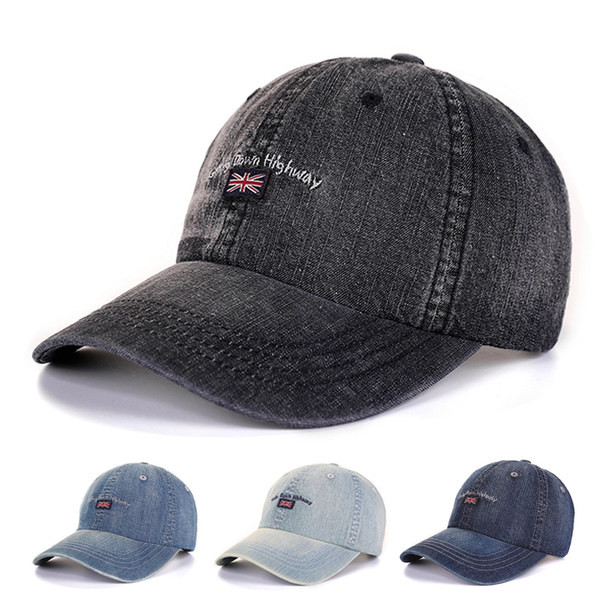 Νέο μοντέλο ανδρικό καπέλο με κέντημα και γείσο