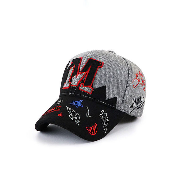 Ανδρικό χρωματιστό καπέλο με γείσο σε πολλά χρώματα