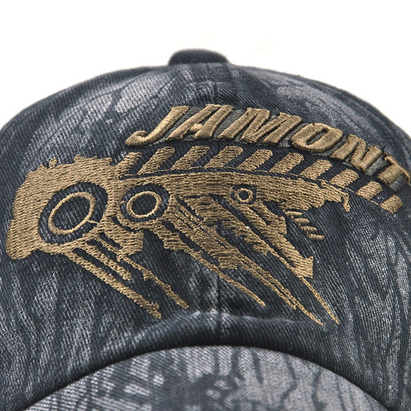 Ανδρικό καπέλο με γείσο και κέντημα - πολλά χρώματα