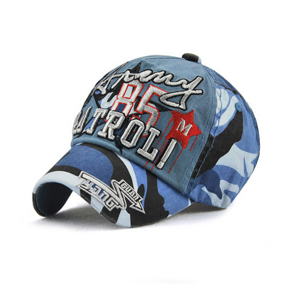 Ανδρικό καπέλο casual με γείσο και επιγραφή