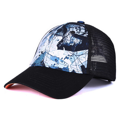 Ανδρικό διχτυωτό καπέλο με πολύχρωμα μοτίβα