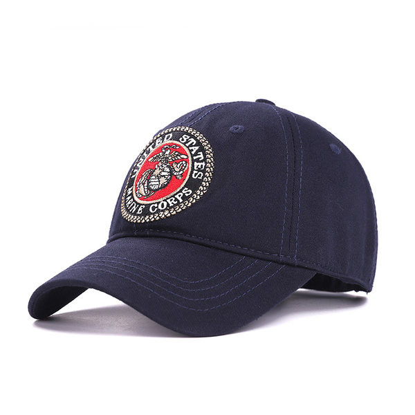 Ανδρικό καπέλο μπέιζμπολ με έμβλημα και γείσο