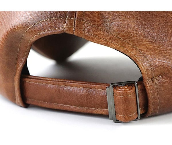 Νέο μοντέλο έκο δερμάτινο καπέλο με επιγραφή για άνδρες