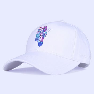 Υφασμάτινο καπέλο μπέιζμπολ με χρωματιστά κεντήματα - διαφορετικά μοντέλα