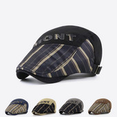 Ανδρικό υφασμάτινο καπέλο μπερέ άνοιξη-φθινόπωρο