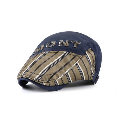 Ανδρικό υφασμάτινο καπέλο μπερέ άνοιξη-φθινόπωρο