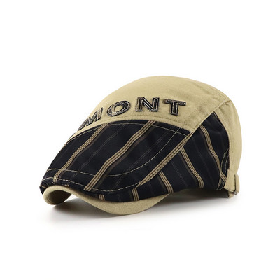 Ανδρικό υφασμάτινο καπέλο μπερέ άνοιξη-φθινόπωρο