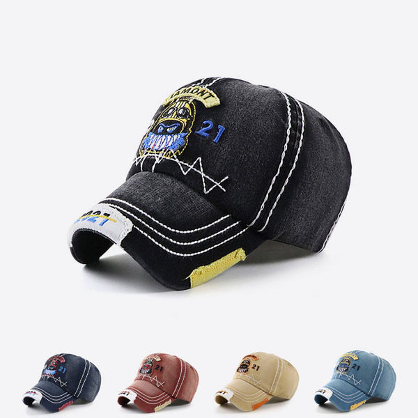 Τζιν καπέλο με κέντημα - πολλά χρώματα