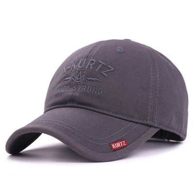 Ανδρικό αθλητικό καπέλο μπέιζμπολ με γείσο και κεντητή επιγραφή